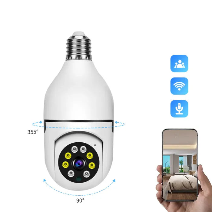Gizmo Hub™ Night Vision Wireless Bulb Camera