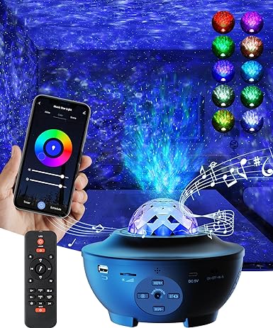Gizmo Hub™ Galaxy Ocean Light Projector – بروجكتر ضوء المجرة والمحيط