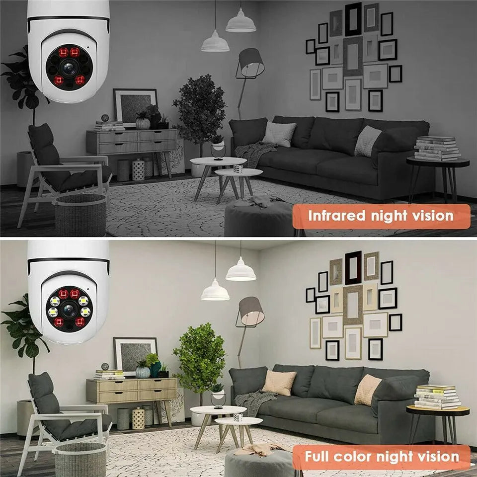 Gizmo Hub™ Night Vision Wireless Bulb Camera
